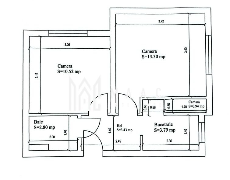 Apartament 2 camere de vânzare | Cisnădie, Central | renovat