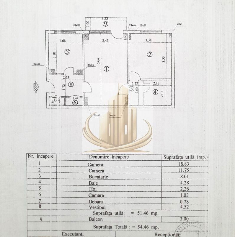 061df6aa9ae943daa797576f45eafd50 Apartament 2 camere semidecomandat cu parcare de resedinta