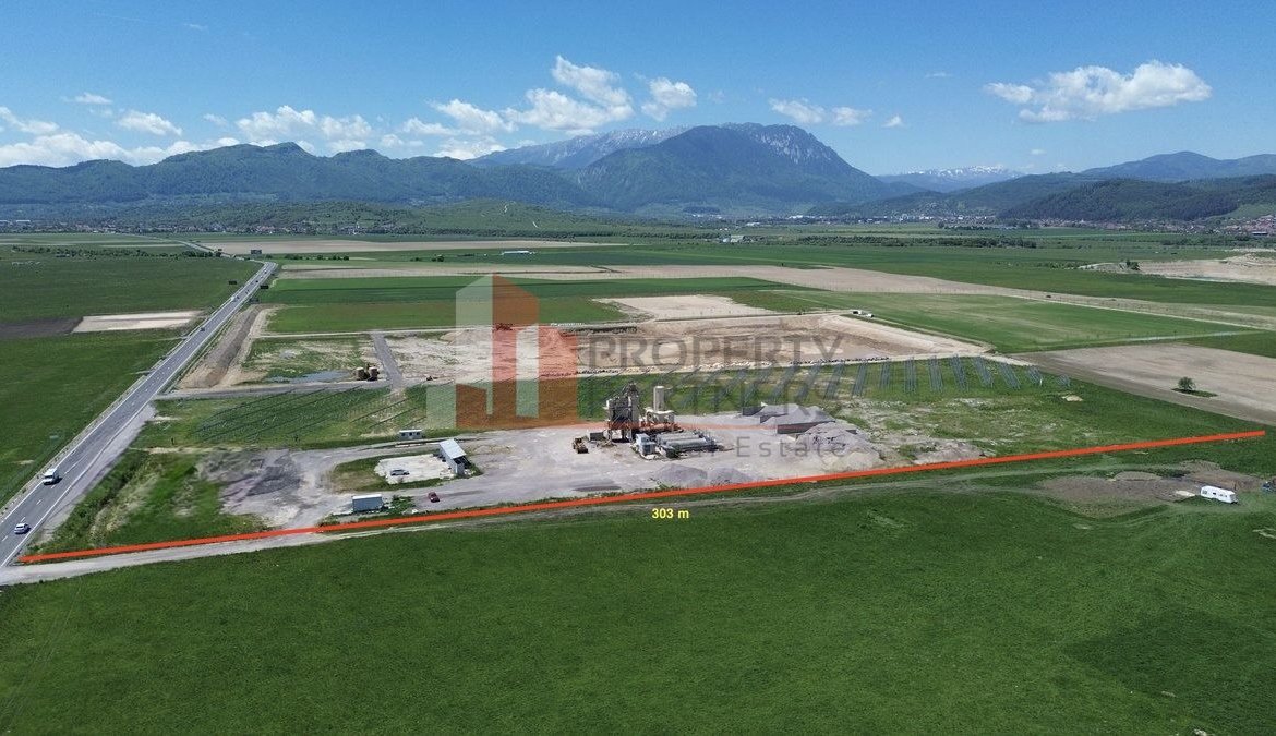 Teren pentru dezvoltare industrială/comercială 23.200 mp Râșnov DN73