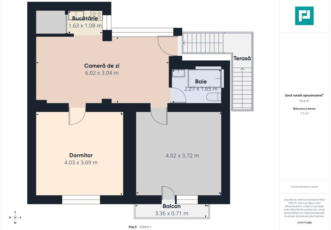 Apartament la Casă cu Curte Proprie, Zona Gării