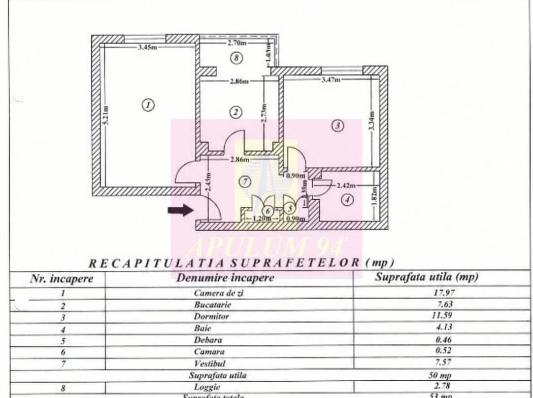 Apartament 2 camere | Aviației | Etaj 1/4