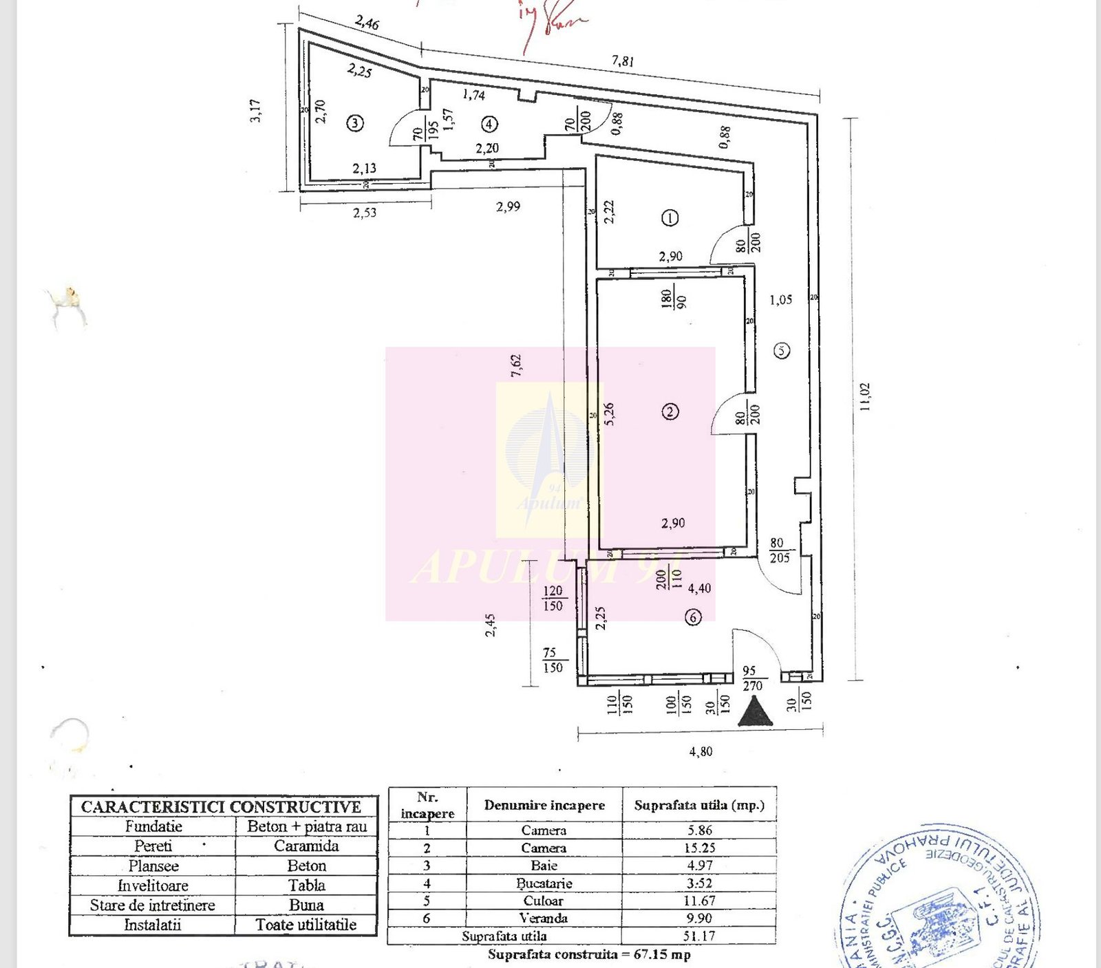 Apartament cu 2 camere de vânzare în Sinaia – Cartierul Furnica