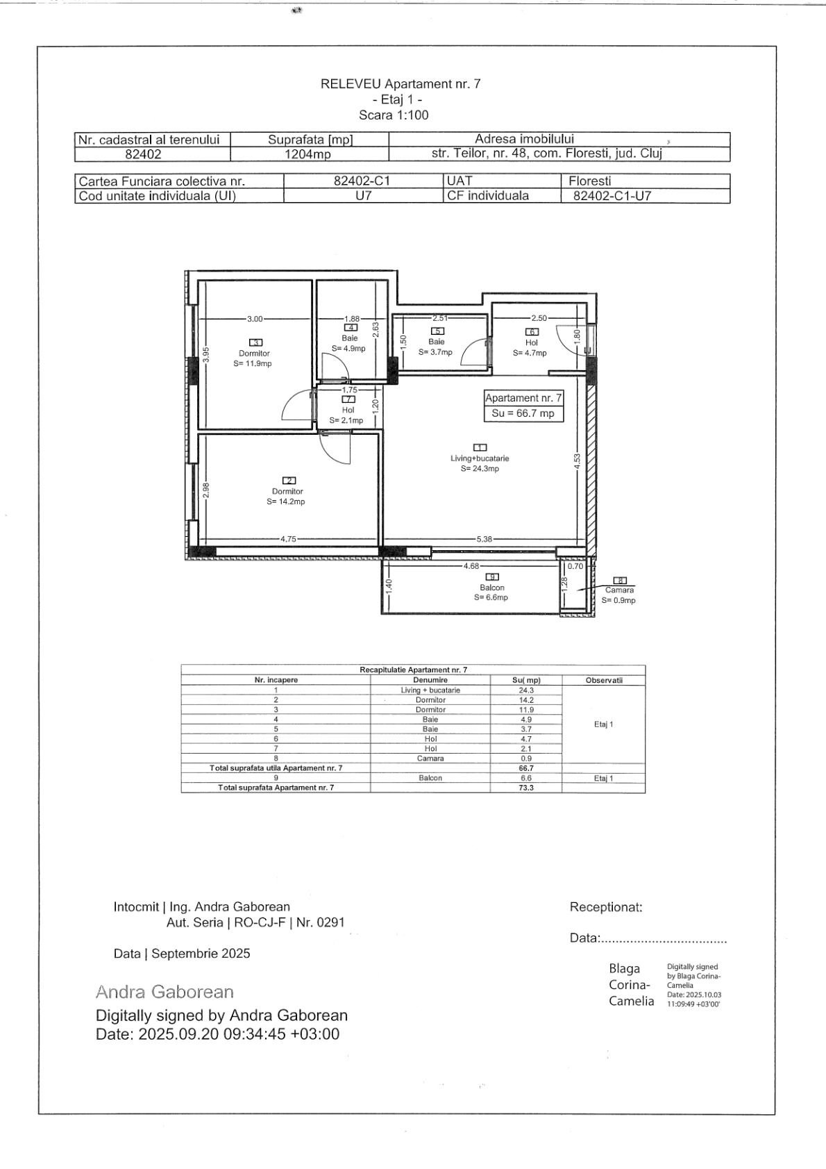 267a5030cb9d43149370284976d92ed5 Ap 07 Teilor Residence – 3 camere Finisat