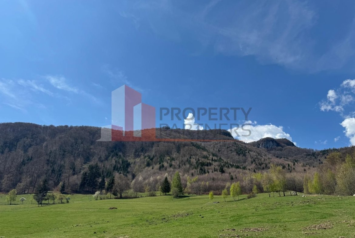 Terenuri Bran – Predelut  Priveliște către Bucegi și Postăvaru