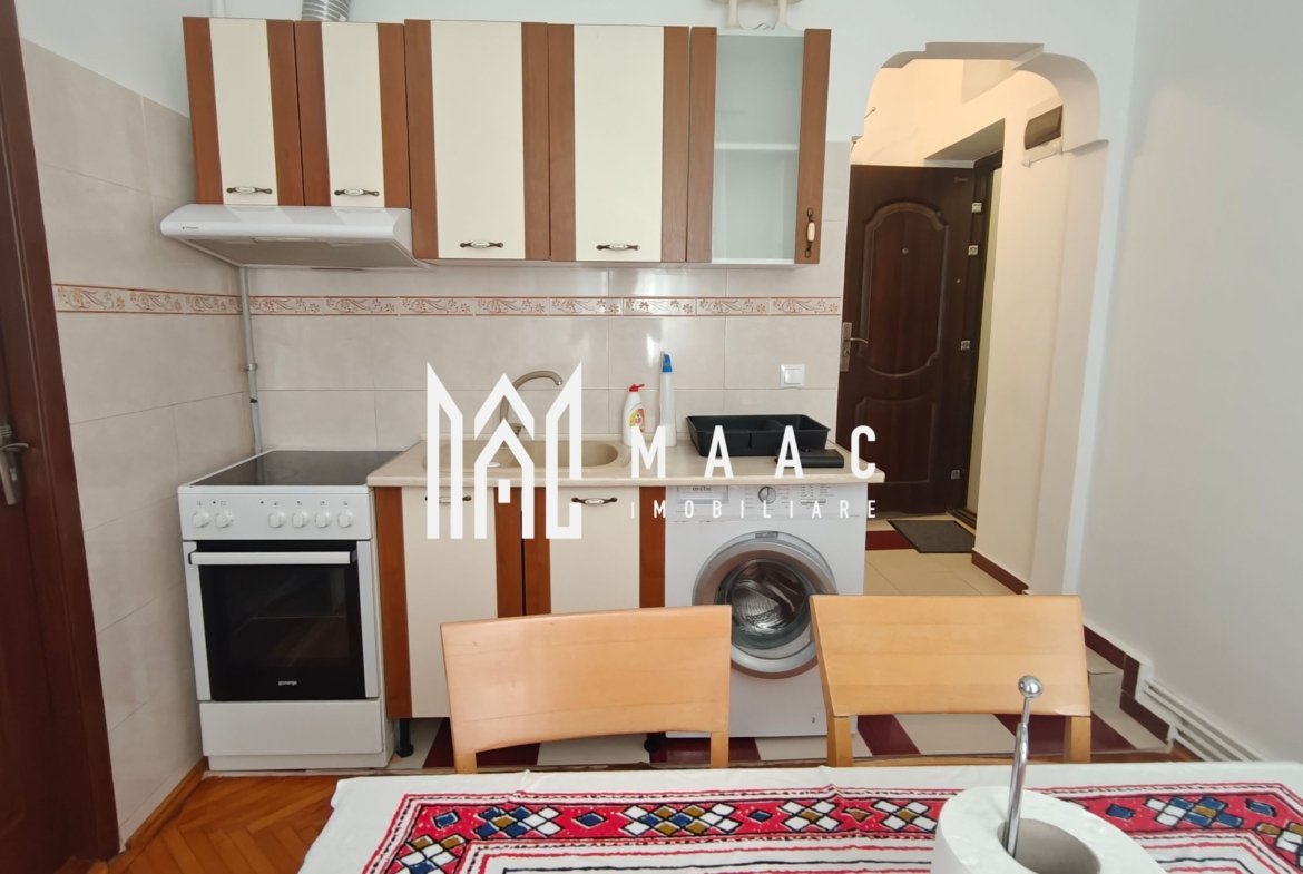 Garsonieră de închiriat | Sibiu | Piața Cluj | la casă | 34 mp