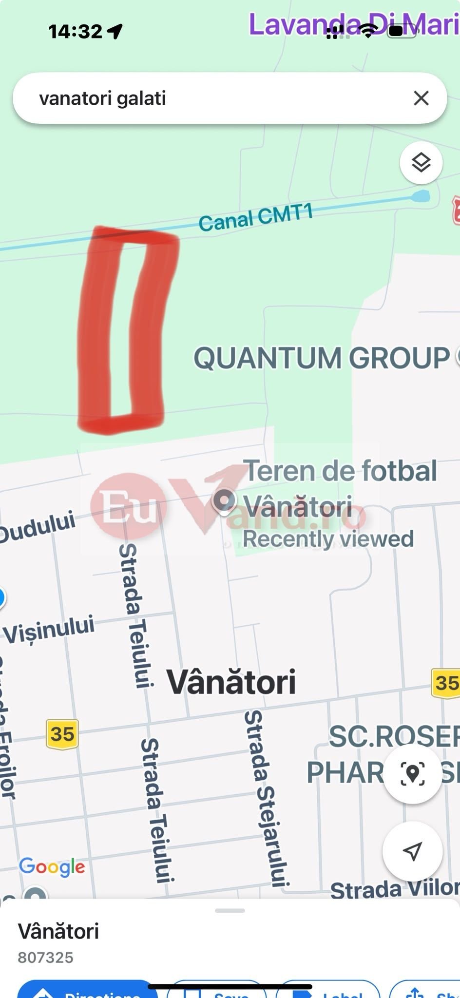 2a73b81936ca4ebeaabdafd1b80f3d8d De vanzare 1600 mp. teren extravilan, com. Vanatori, 21E/mp