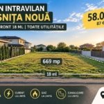 Teren intravilan 669 mp | Front 18 m | Moșnița Nouă | 58.000 €