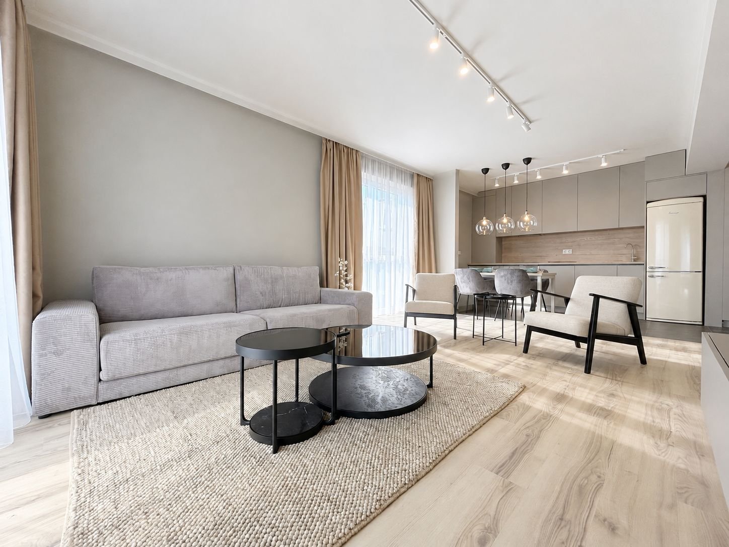 Apartament nou cu 2 camere, bucatarie inchisa | Denya Forest