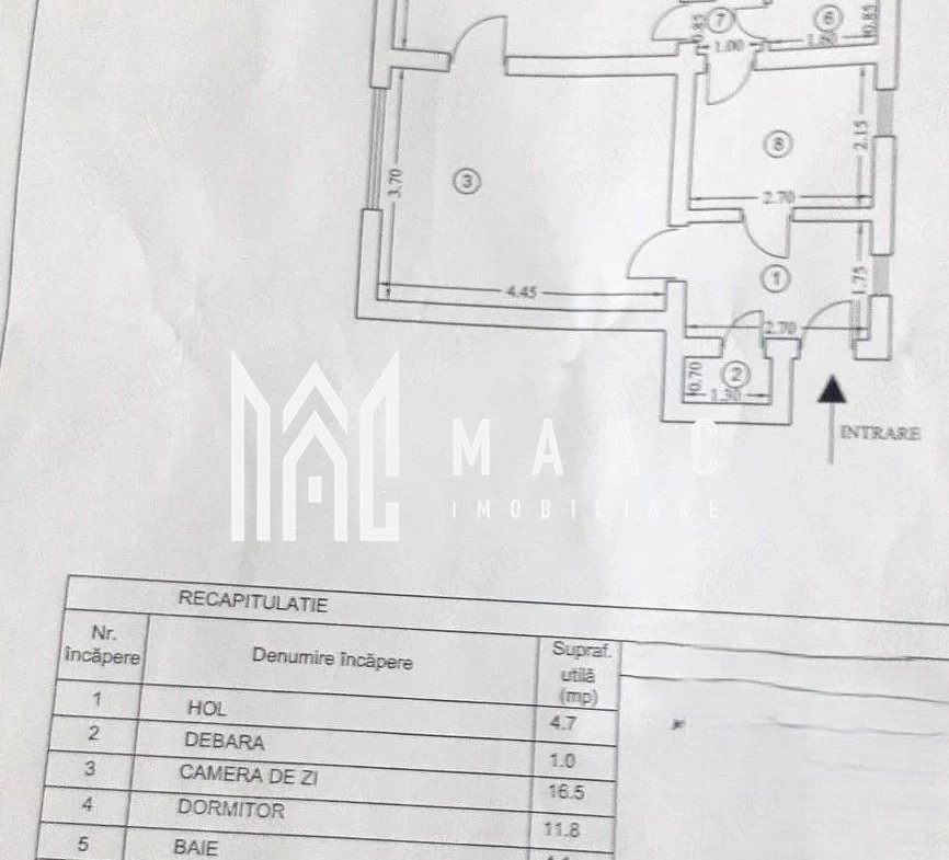 Apartament 2 camere de vânzare | Râmnicu Vâlcea, Nord | intabulat