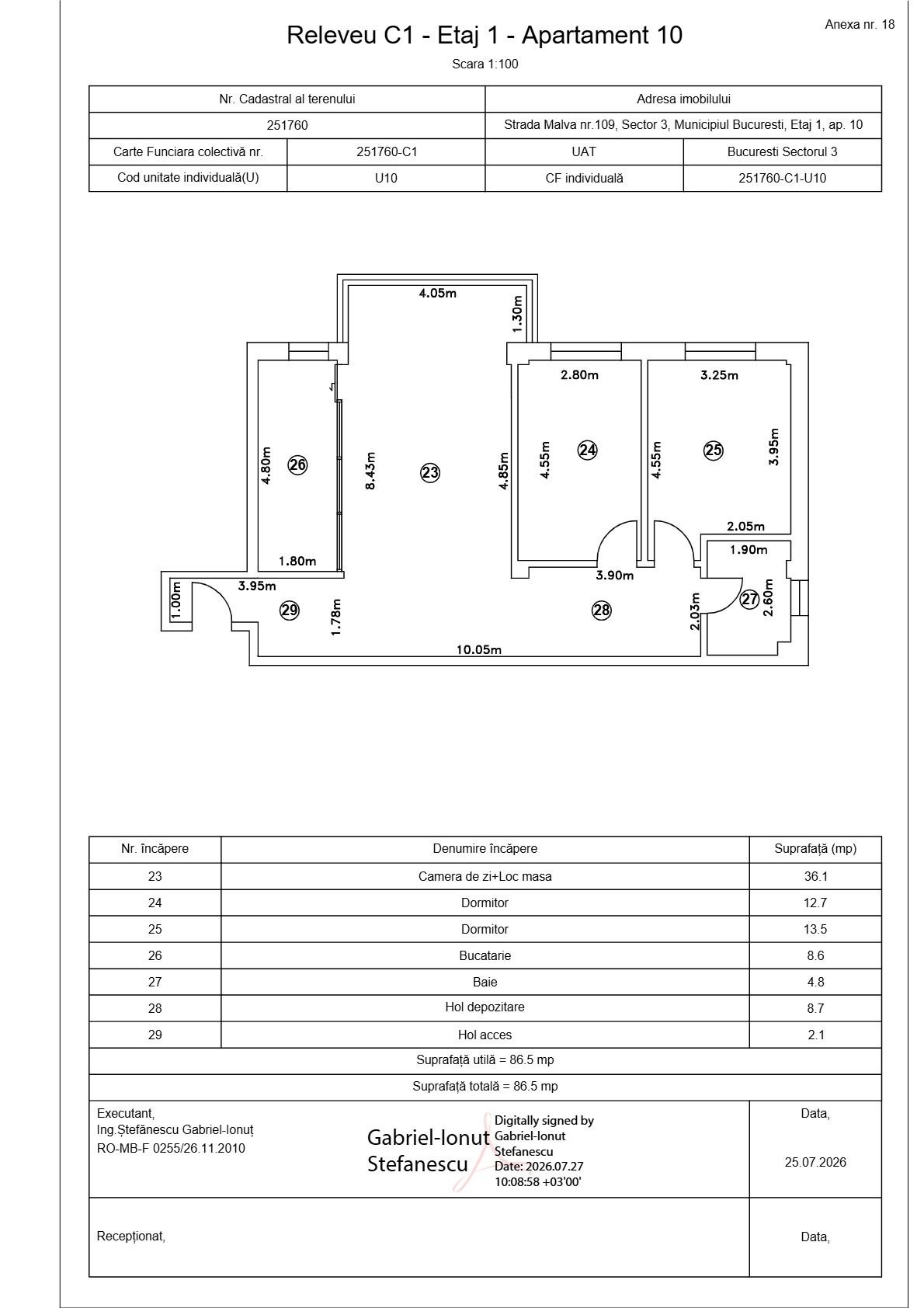 Titan- Bloc boutigue- apartament 3 camere / Incalzire in pardoseala
