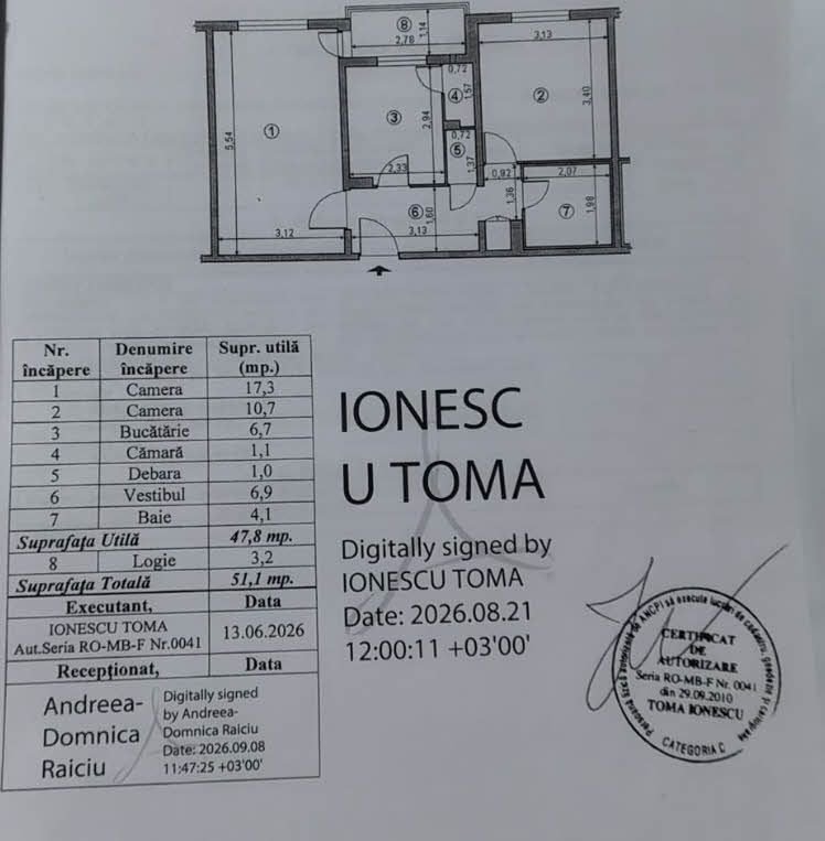 Vand apartament 2 Camere  Str. Pescărușului, Sector 2