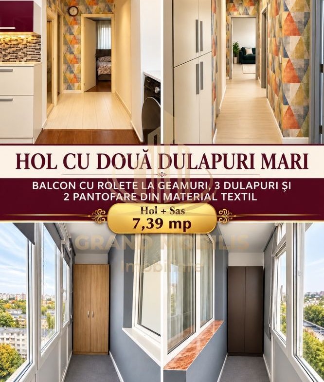 Apartament 3 camere, parcare și boxă – Șoseaua Giurgiului