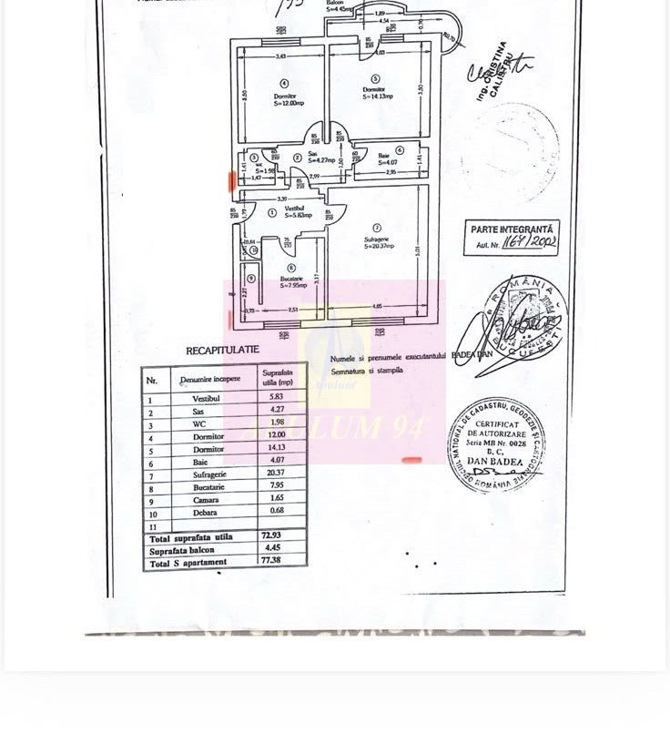 Apartament de vanzare 3 camere Mall Vitan, cu Centrala proprie