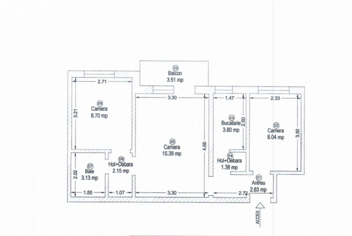Apartament 3 camere finisat & mobilat premium, lângă faleza Mureșului