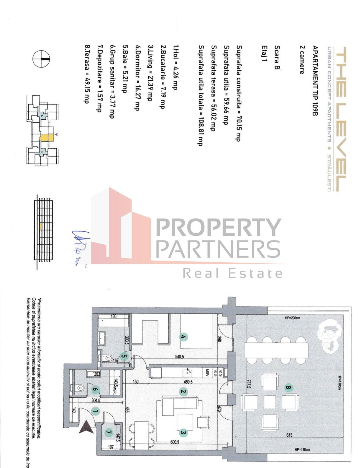 5dc230dd9e5d40619ea425958def80b3 2 camere cu terasa 48 mp, Level Apartments 3