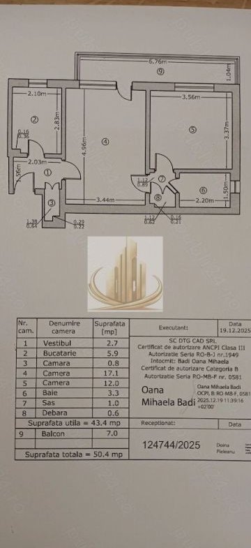 Apartament 2 camere vis a vis de Spitalul Marie Curie