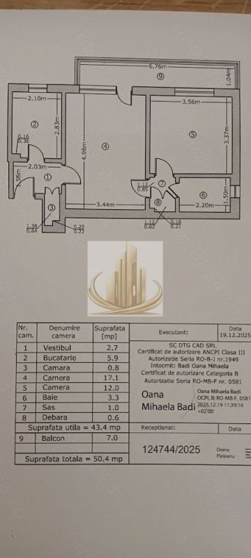 Apartament 2 camere vis a vis de Spitalul Marie Curie