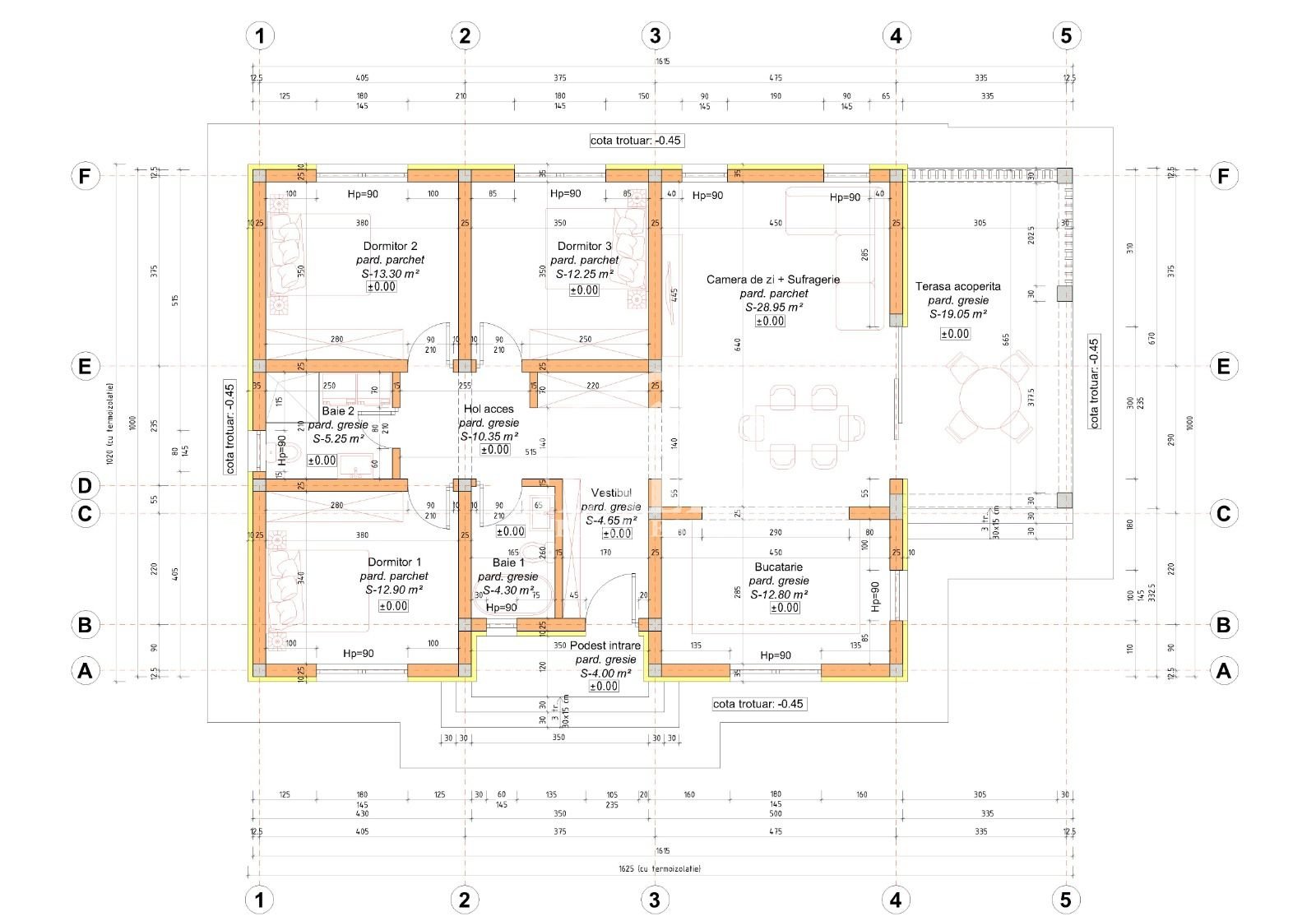 Casa la rosu 150m2 in Mocira MM teren 5,5 ari COMISION 0%