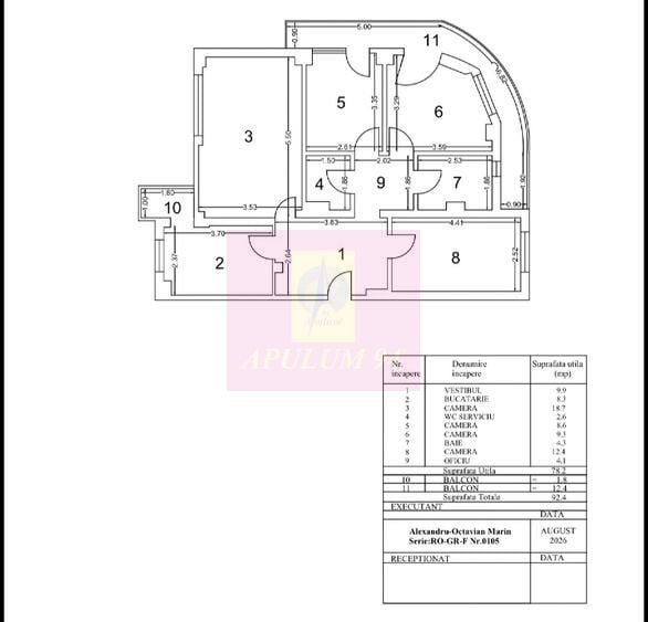Apartament 4 camere rondul Bucur Obor