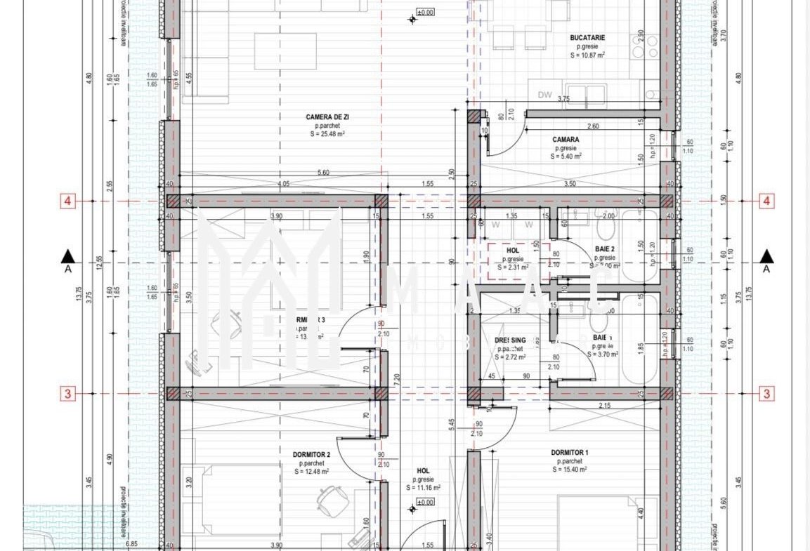 Casă individuală 4 camere de vânzare | Cristian | 105 mp