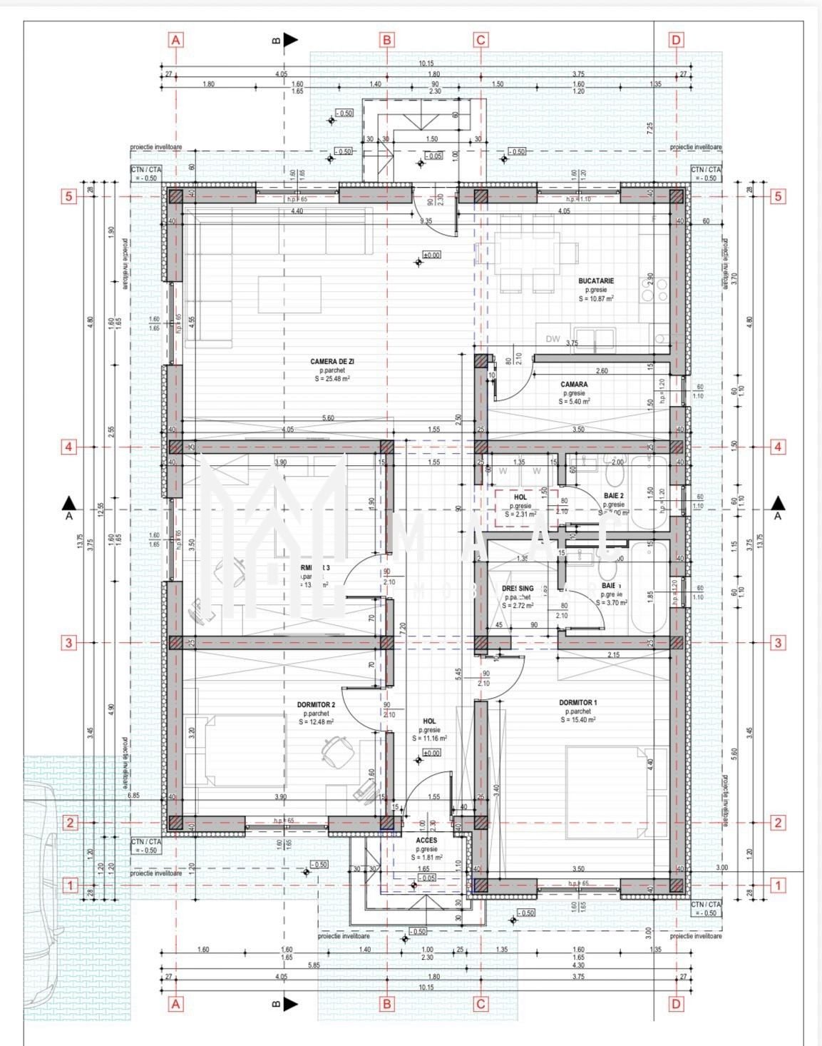 Casă individuală 4 camere de vânzare | Cristian | 105 mp