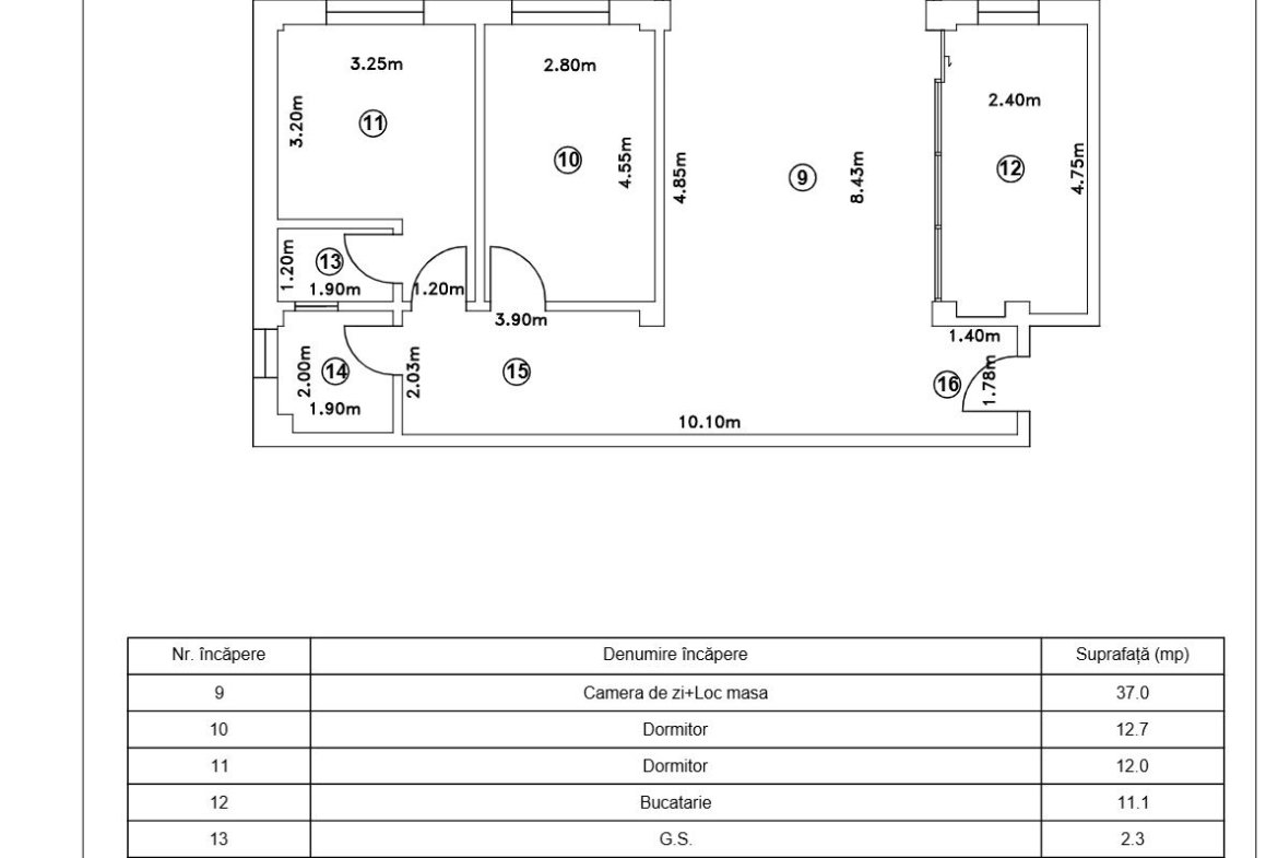 Titan- Bloc boutigue- apartament 3 camere cu curte