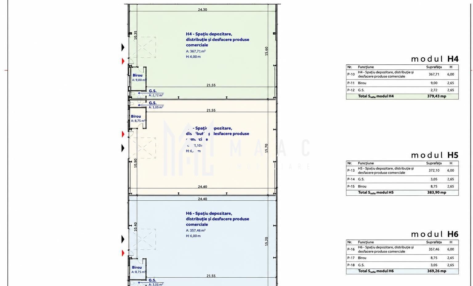 6c4d07f8825e47bda0df2d73c542272b Hală de vânzare | Sibiu, Industrial Est | 370 mp