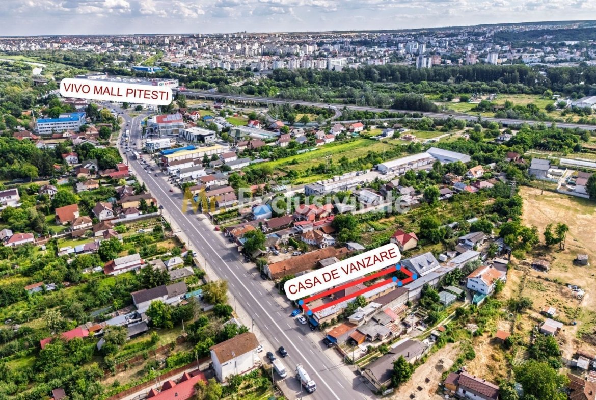 Spațiu pentru birouri | Teren 634 mp | Calea Câmpulung, Pitești