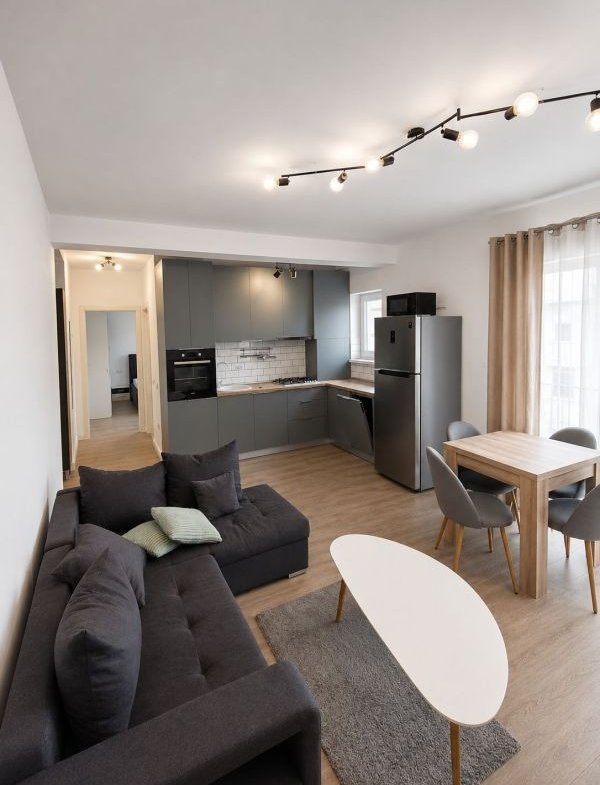 Apartament modern cu 2 camere decomandate, situat în Dumbrăvița