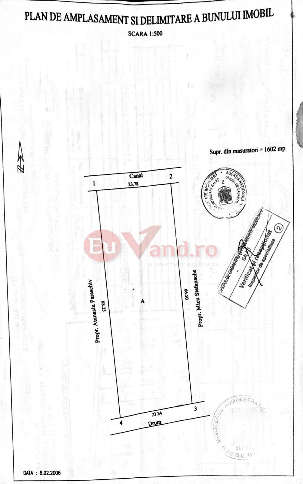 7cf28b2b023c4fa1865d1e7659435efa De vanzare 1600 mp. teren extravilan, com. Vanatori, 21E/mp