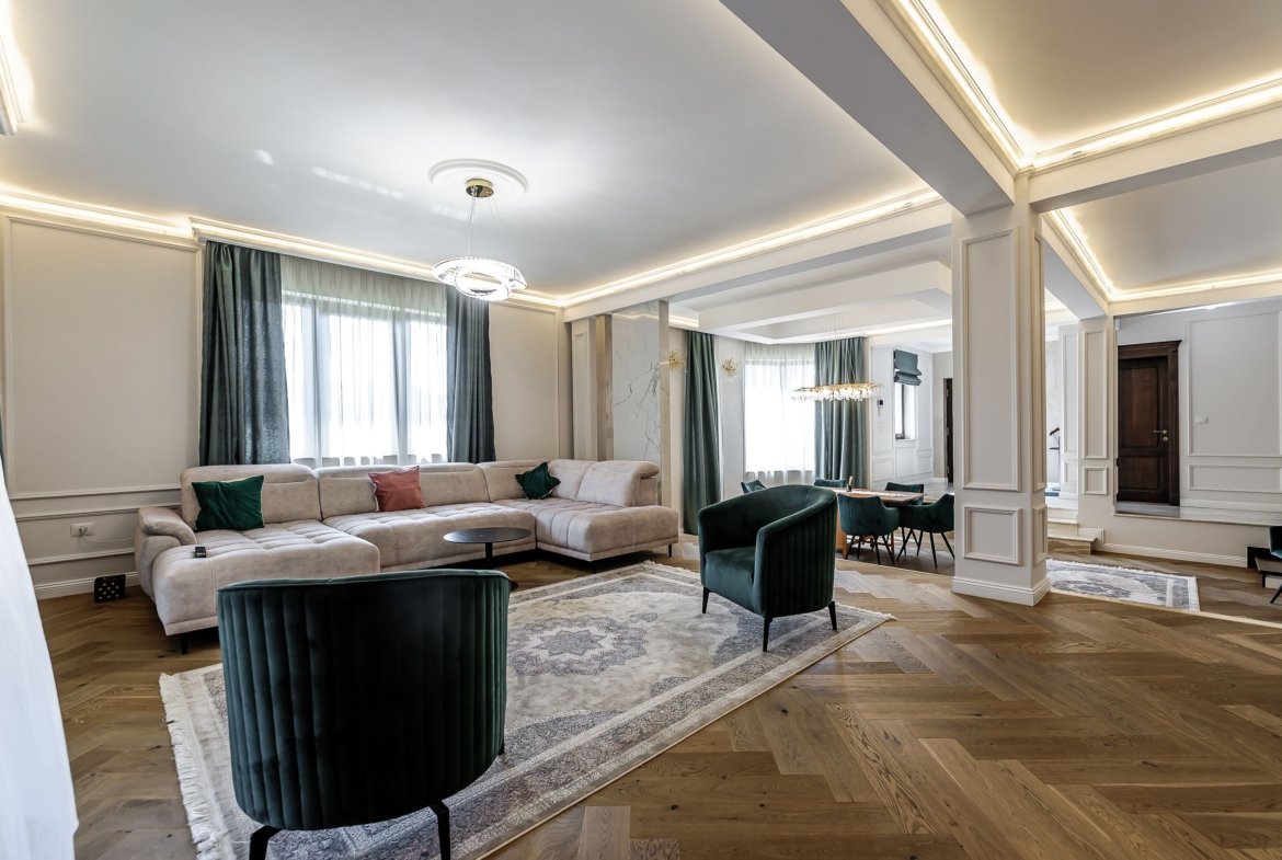 Vilă de lux, pentru o familie numeroasă, Spațiu, confort și intimitate