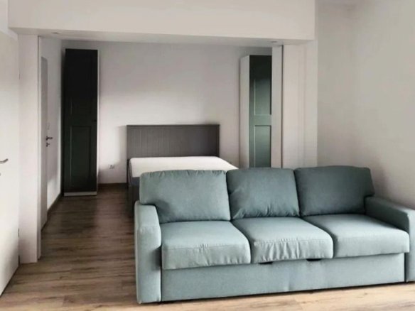 2 camere mobilat cu balcon generos de 9 mp boxă și parcare subterană