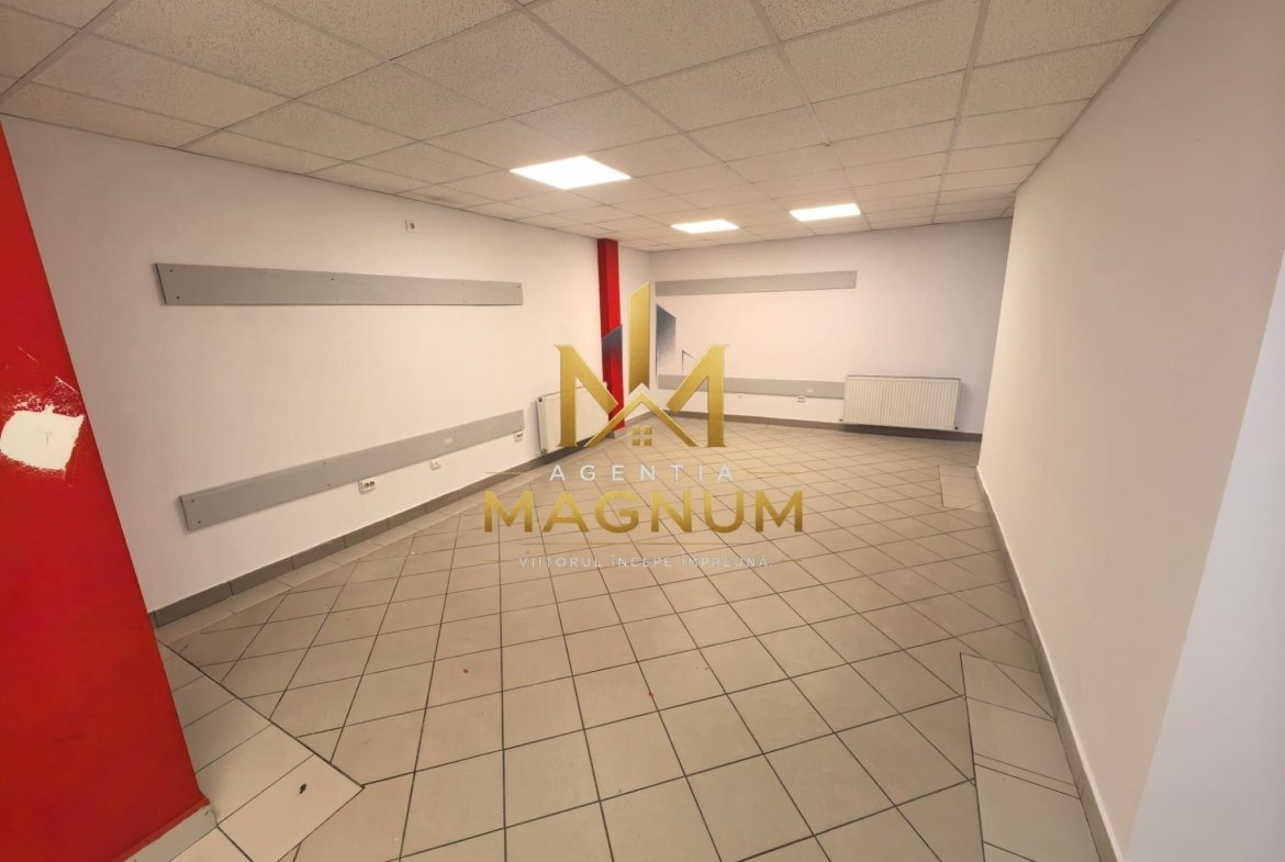 Spațiu comercial stradal | Vitrină mare | Zonă cu trafic intens