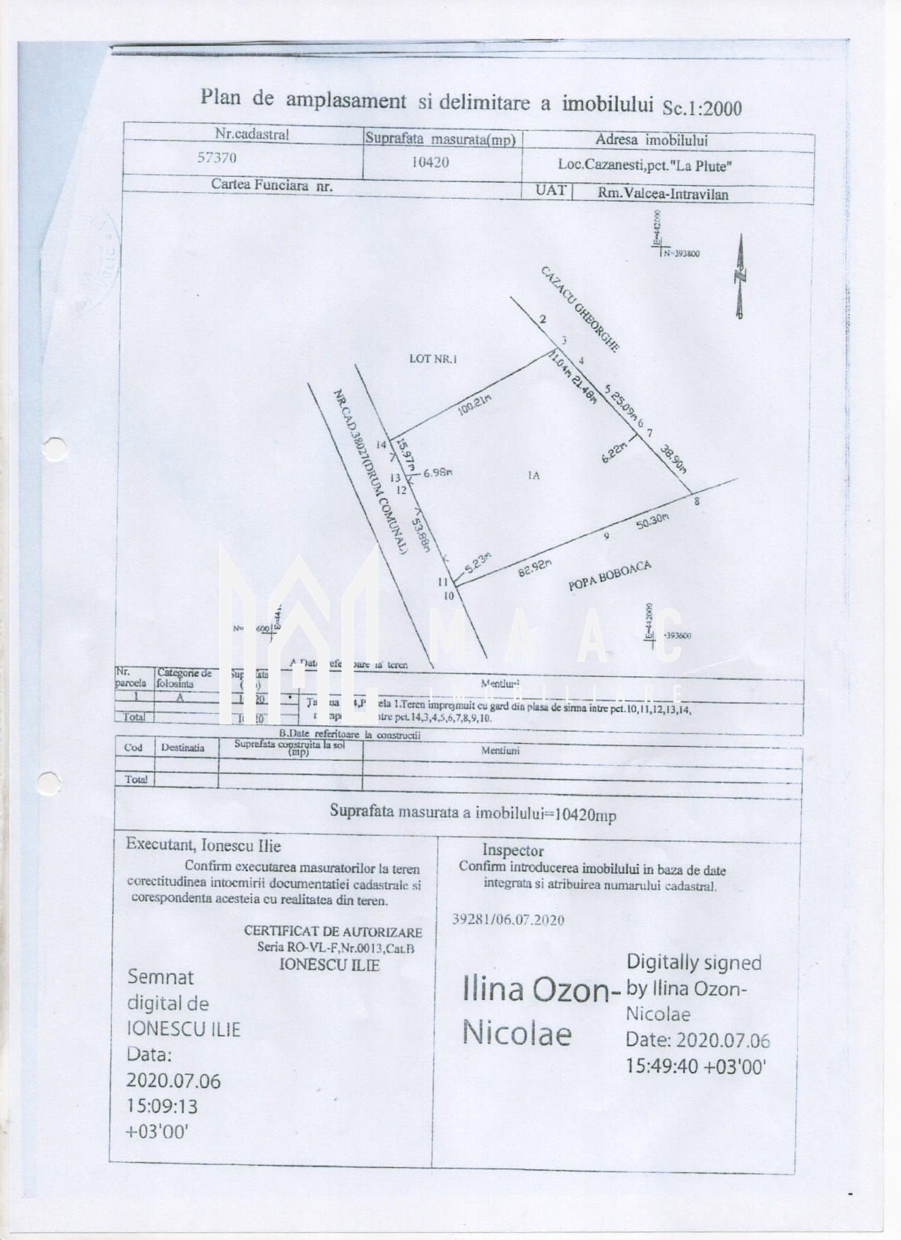 83b059d55f764c3ea2bc9f5b6f6c14e5 Teren de vânzare | Căzănești | Râmnicu Vâlcea | La Plute