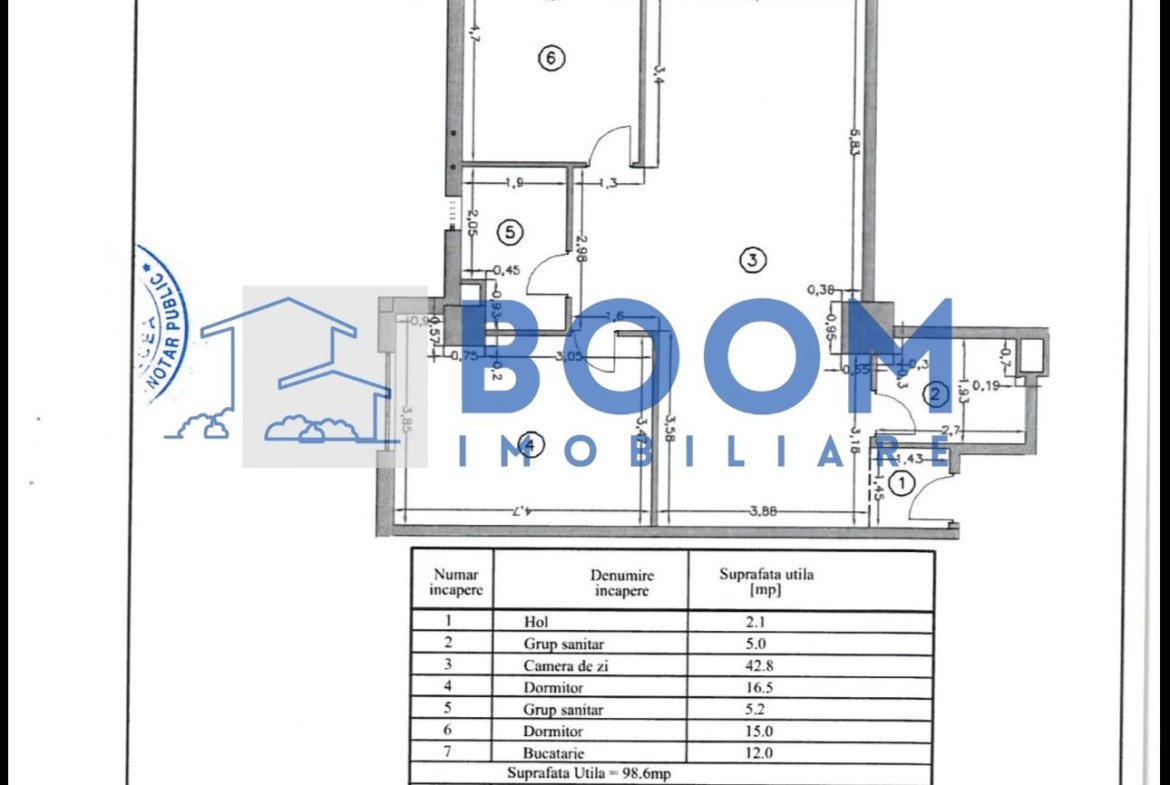 Apartament NOU 3 Camere | Zona Centrala | Parcare Inclusa | Tva Inclus