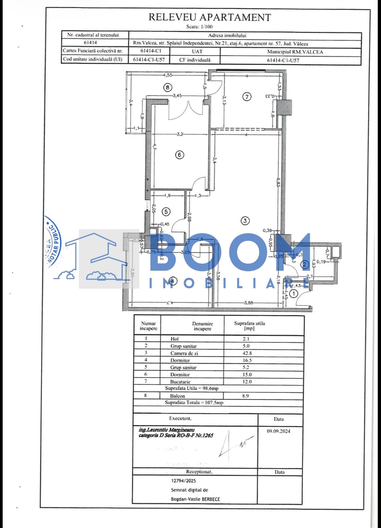 86dbdd9527c5415684f2112793051100 Apartament NOU 3 Camere | Zona Centrala | Parcare Inclusa | Tva Inclus
