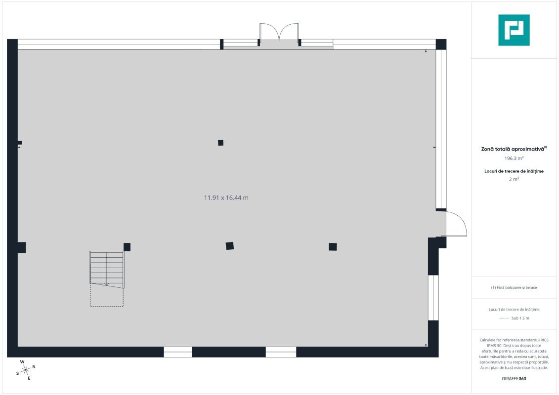 Spațiu comercial 200mp + 90mp mansarda – Cantemir
