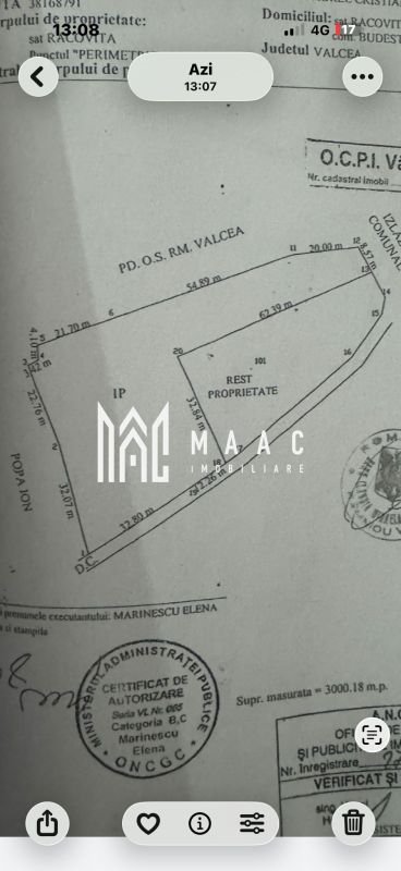 90359d9cd6a342b085b4af001fb1a698 Teren intravilan de vânzare | Budești | 3.000 mp