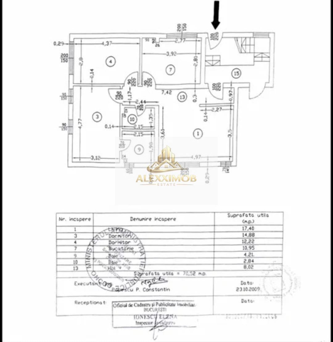 91300e3f7a9a4c0fb0763b0bc01016c7 Apartament de Vanzare – 3 Camere – 71 mp – Grand Arena
