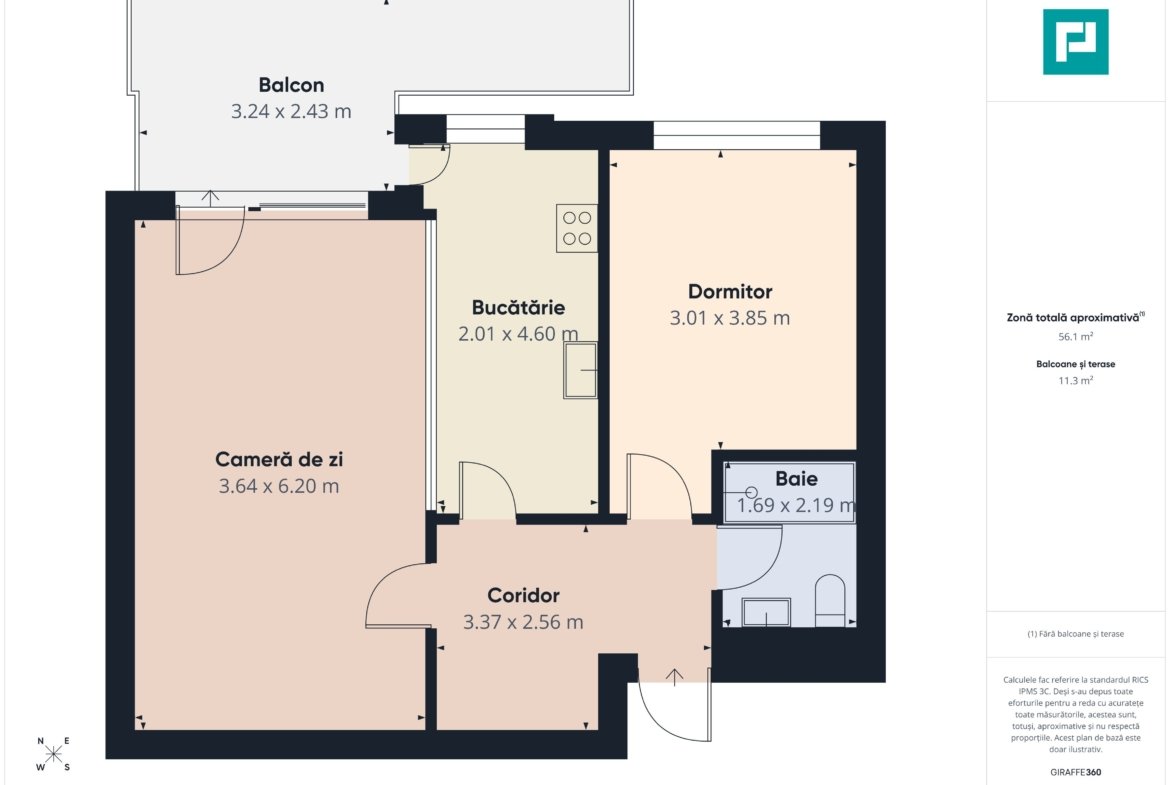 Apartament 2 camere | Nusco City Faza 1 |