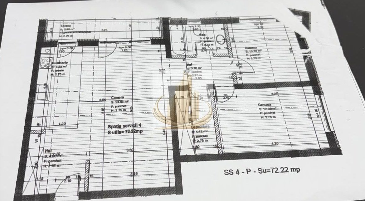 Apartament tip SAD de vânzare – 72,22 mp, locație excelentă