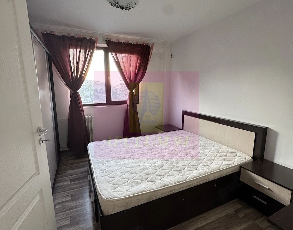 Apt 3 camere, finisat si  mobilat -Mega Mall