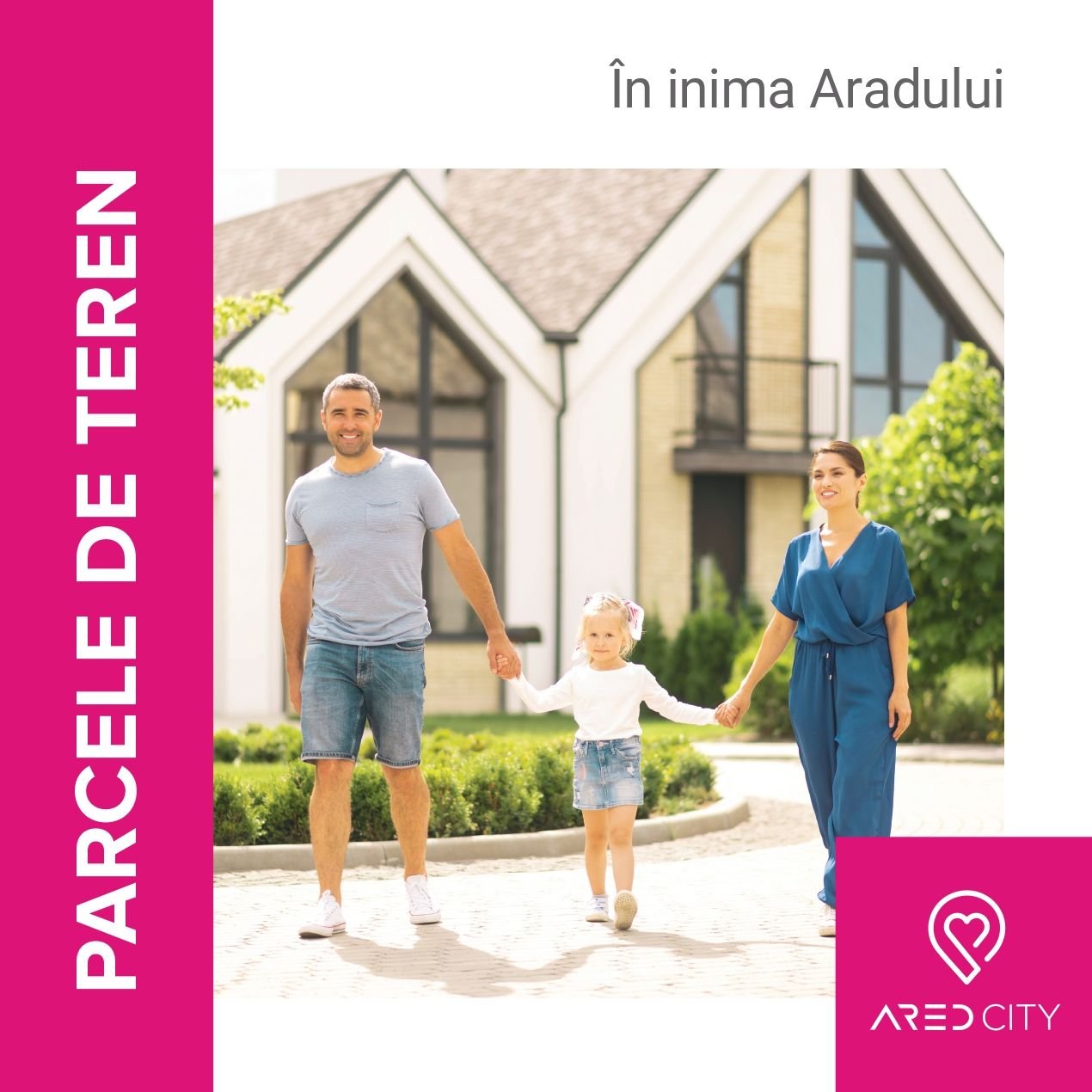 Parcelă premium 420 mp – proiecte de casă, zona ARED lângă AFI