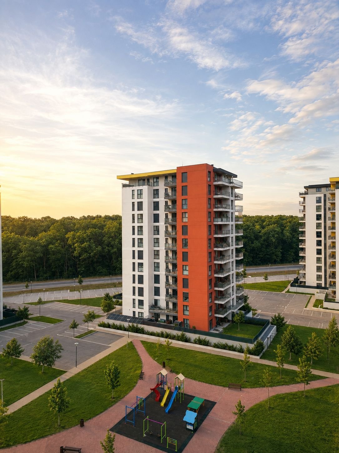 Apartament nou cu 2 camere, bucatarie inchisa | Denya Forest