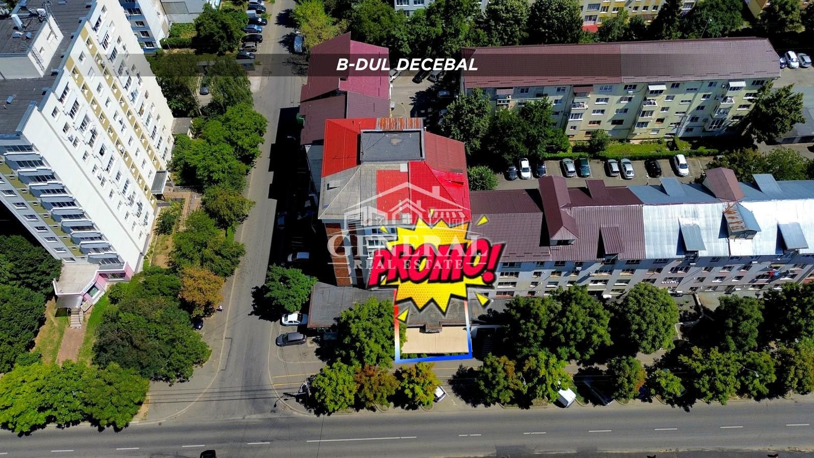 SPATIU de vanzare / inchiriere 177/242m2 pe Bd Decebal Baia Mare
