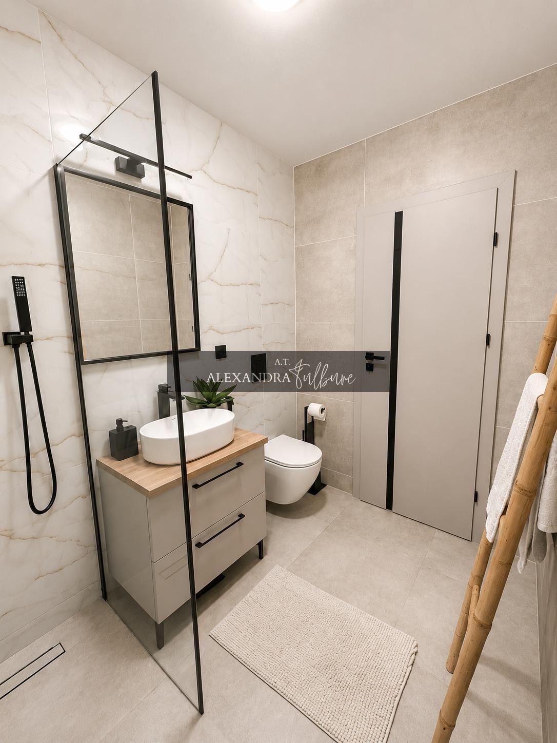 Apartament 3 camere, 2 bai, 75 mp, terasa 82 mp, garaj