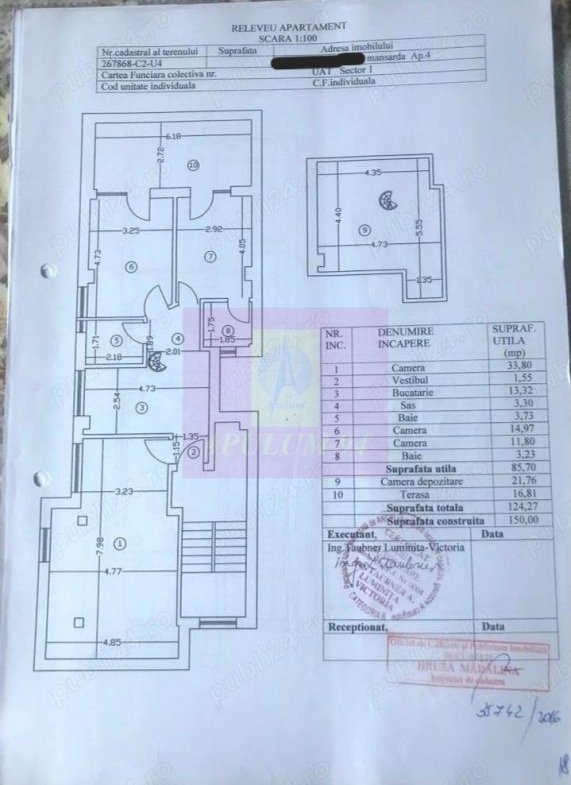 Imobil de închiriat | 580 mp | Piața Victoriei – Ion Mihalache
