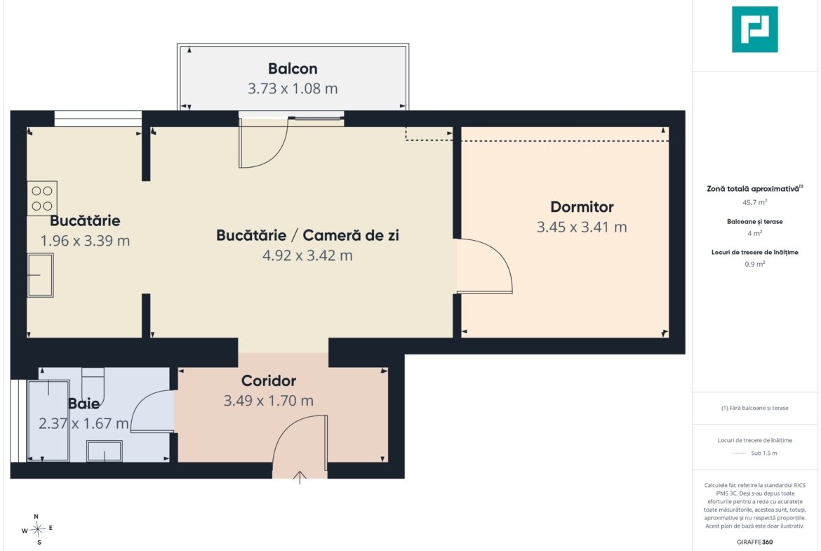 Chirie 2 camere Strada Facliei