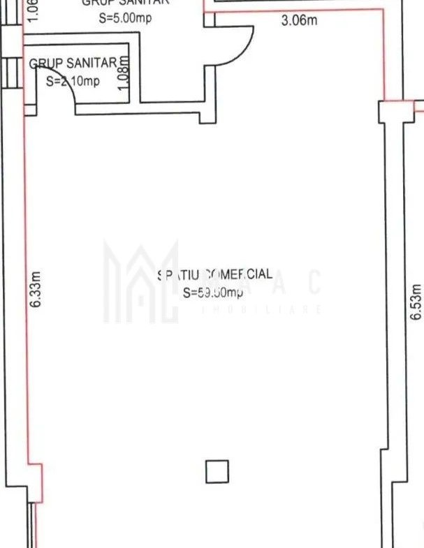 Spațiu comercial | 60 MPU | 2 Băi | Calea Șurii Mari