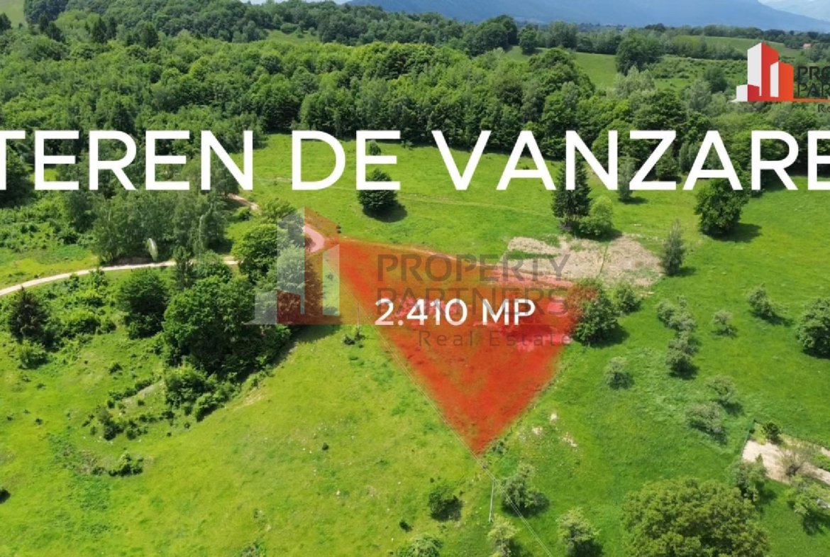 Teren de vânzare – Glejerie Râșnov (comuna Bran) | PUZ aprobat